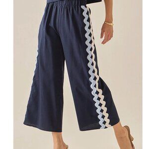 NWT Eche Ric Rac Pant Navy